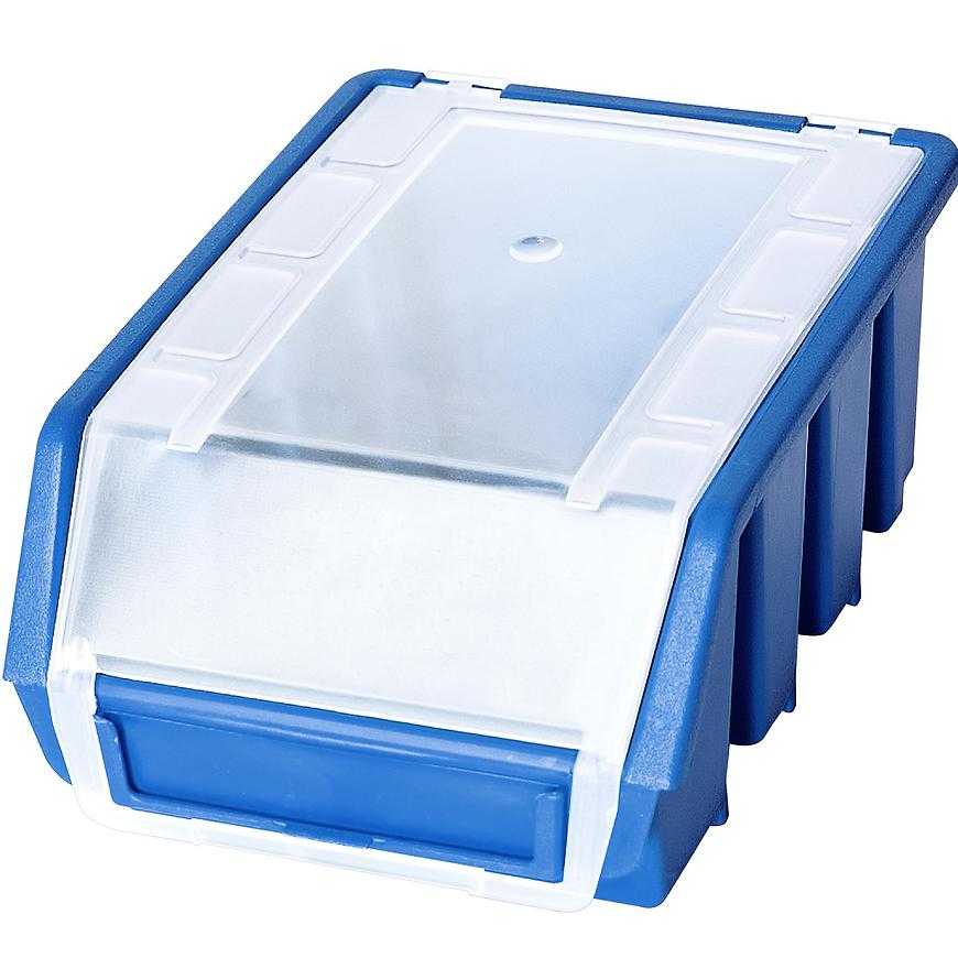 Zásobník plastový s víkem Ergobox 2 Plus modrý Patrol