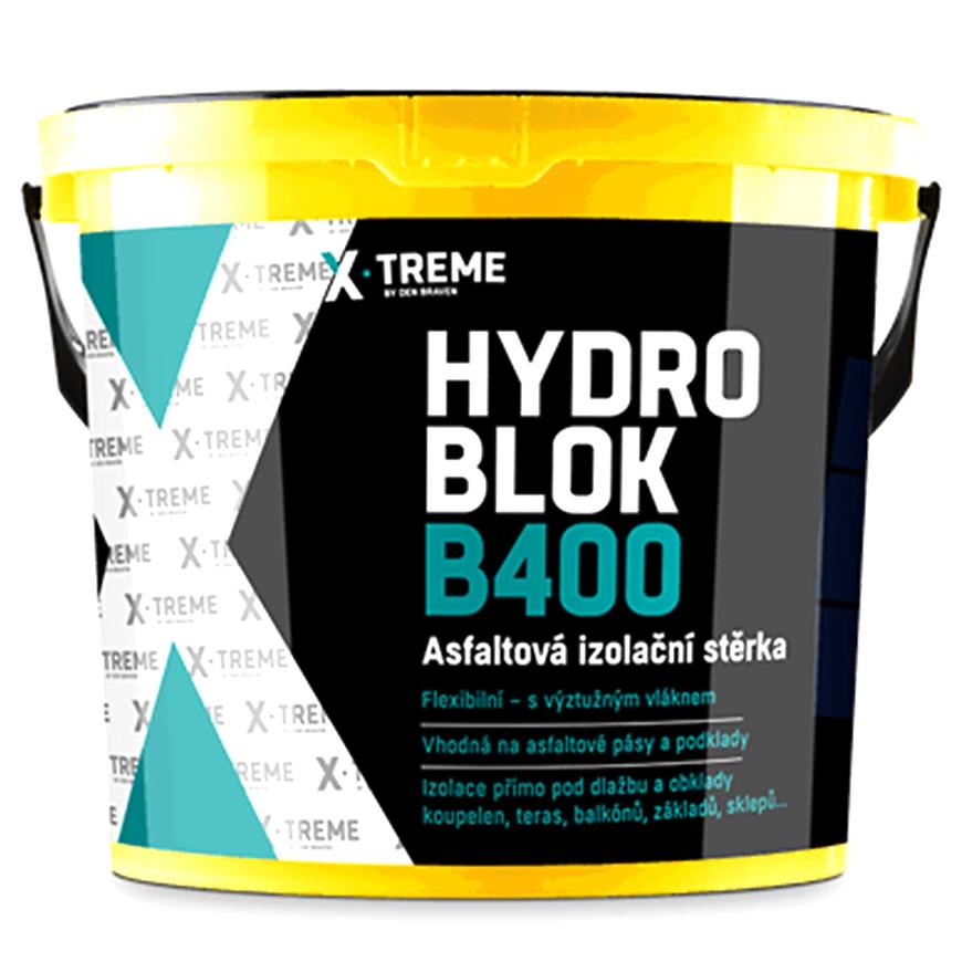 Asfaltová izolační stěrka Den Braven Hydro blok B400 5 kg Den Braven