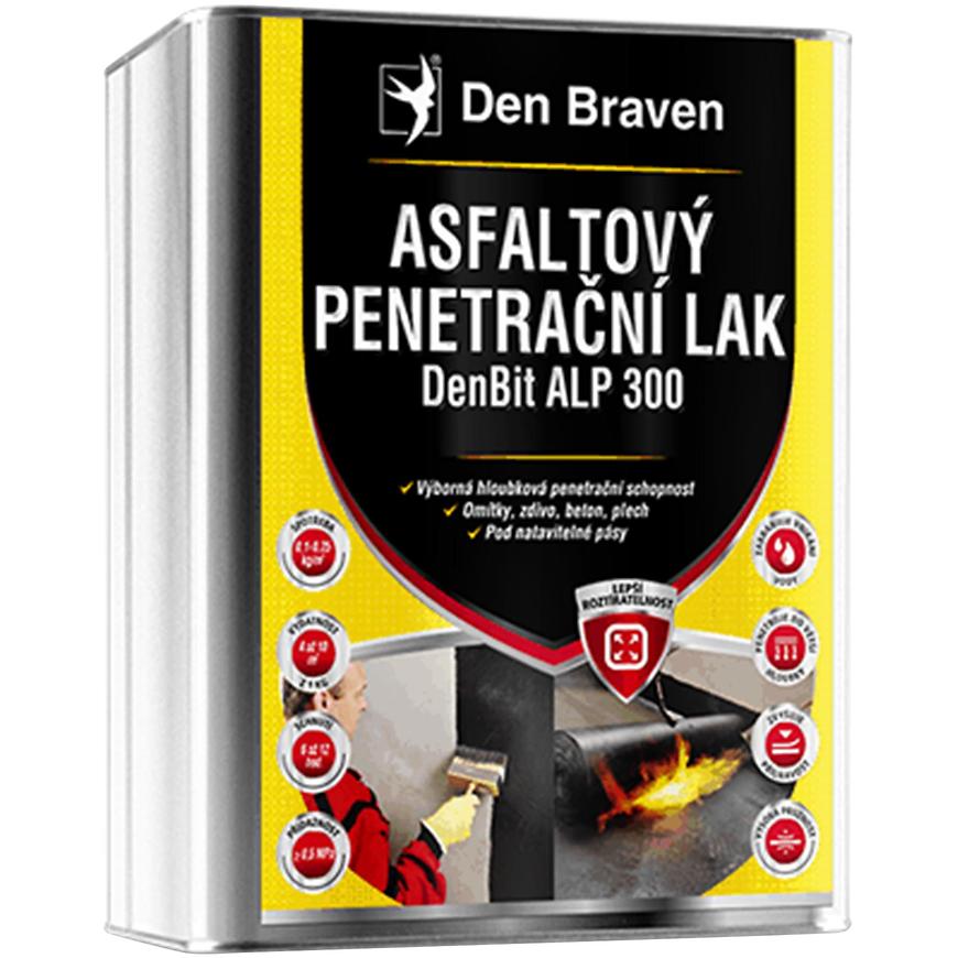 Asfaltový penetrační lak Den Braven DenBit ALP 300 9 kg Den Braven