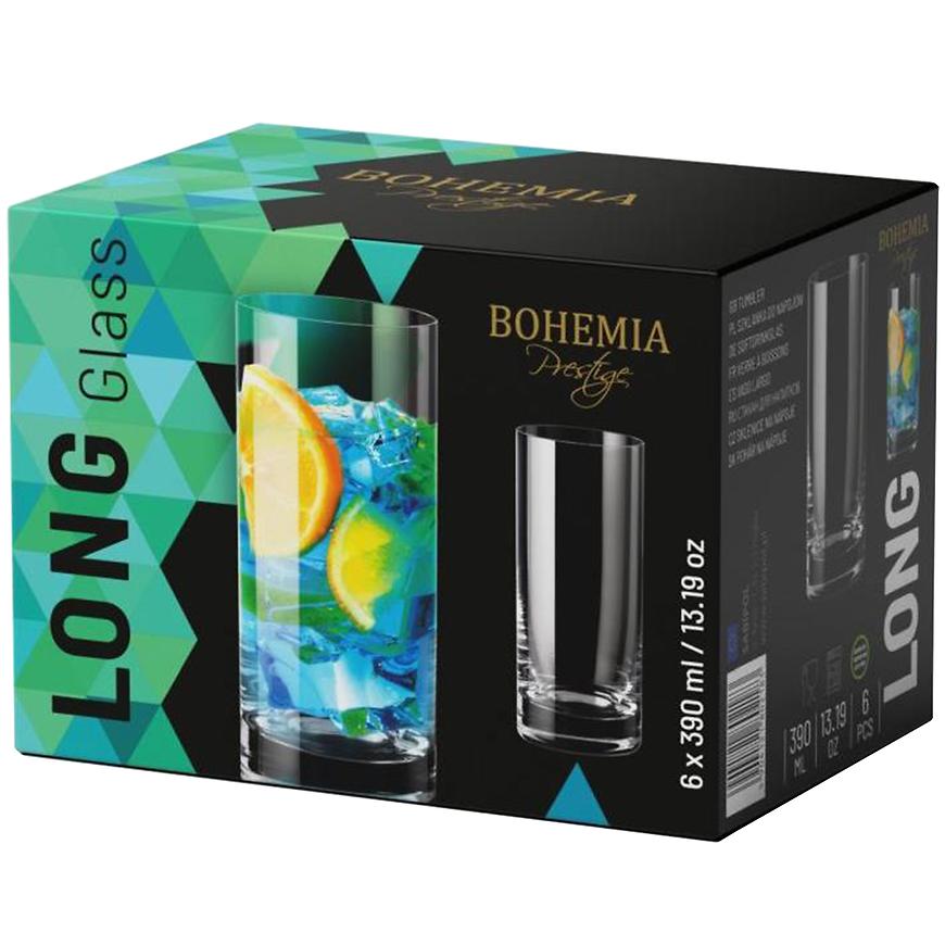 Bohemia prestige sklenička long 390ml 6  ks 802183