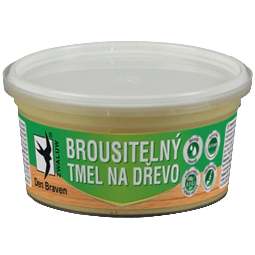 Brousitelný tmel na dřevo Den Braven 250 ml teak Den Braven