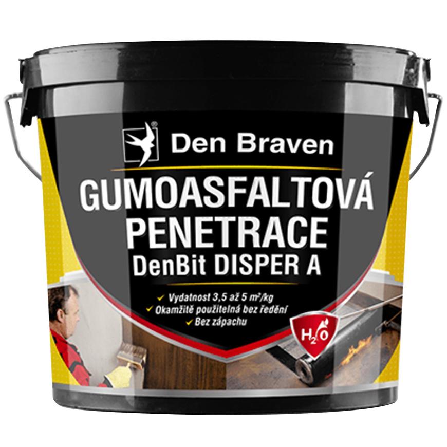 Gumoasfaltová penetrace Den Braven DenBit DISPER A 10 kg Den Braven