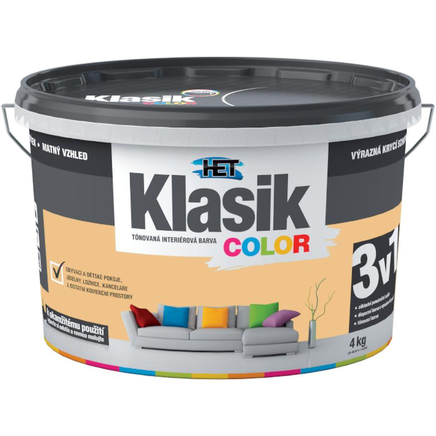 Het Klasik Color 0637 žlutooranžový 4kg Het