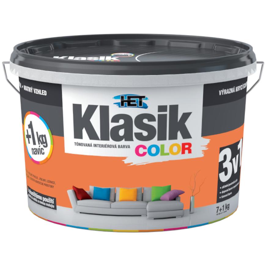 Het Klasik Color 0747 oranž pastelový 7+1kg Het