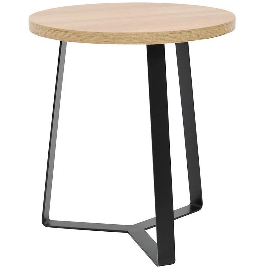 Konferenční stolek Madox 45x50 přírodní/kov Baumax