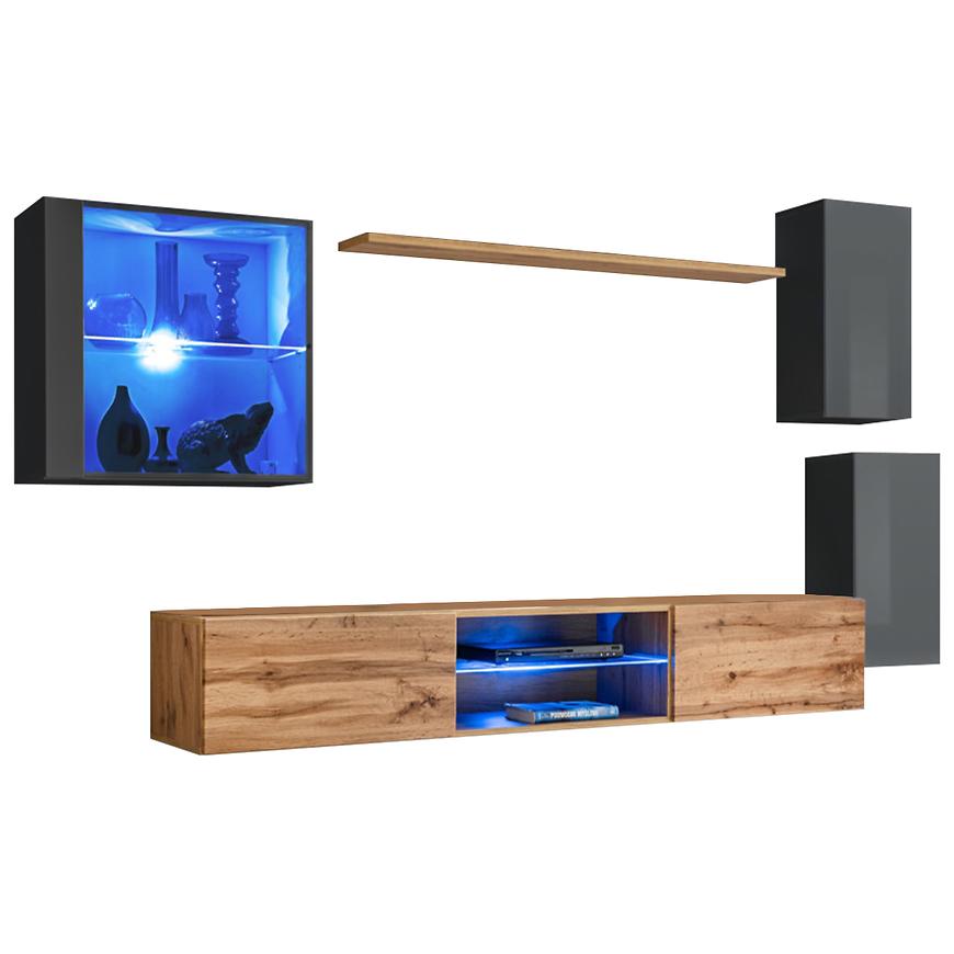 Obývací Stěna Switch Xxiii Grafit/Wotan Baumax