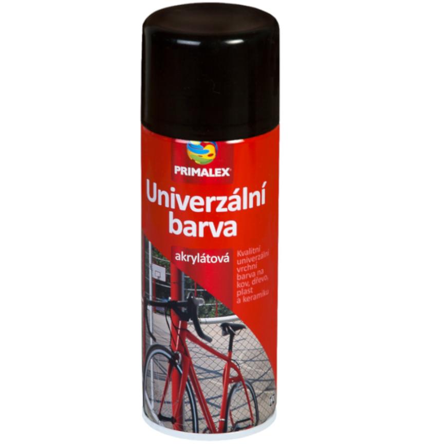 Primalex Sprej RAL 9005 černá lesk  400ml Primalex
