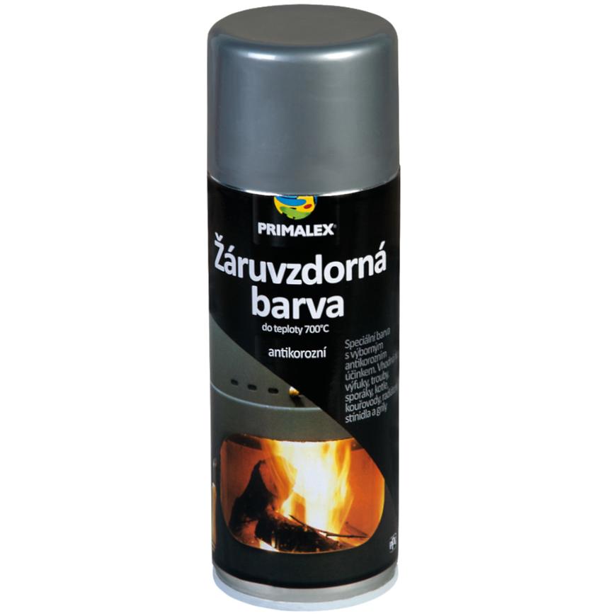 Primalex Sprej žáruvzdorná stříbrná  400ml Primalex