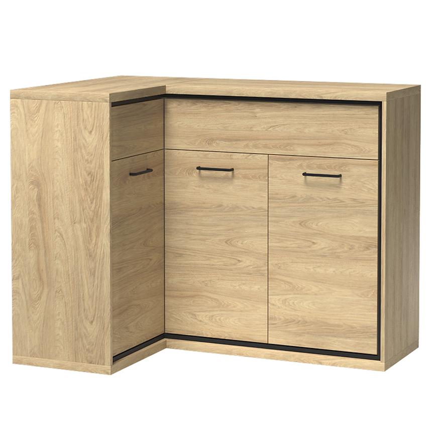 Rohová komoda M15* Mediolan natural hikora Baumax