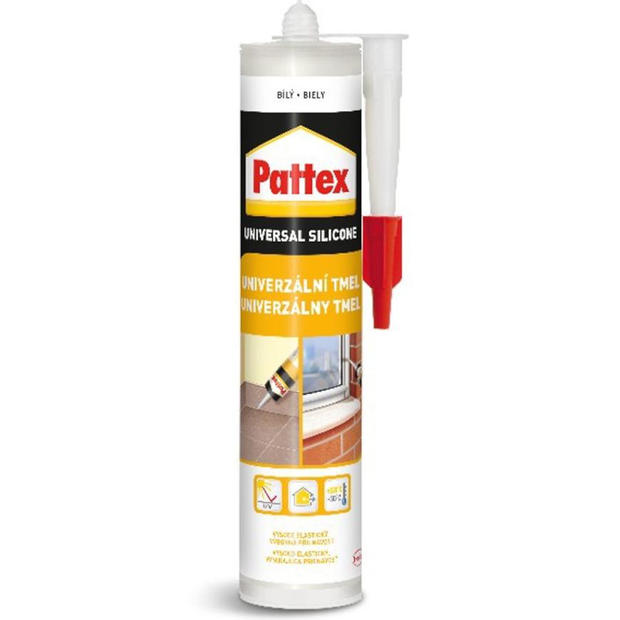 Silikon univerzální Pattex bílý 280 ml Pattex