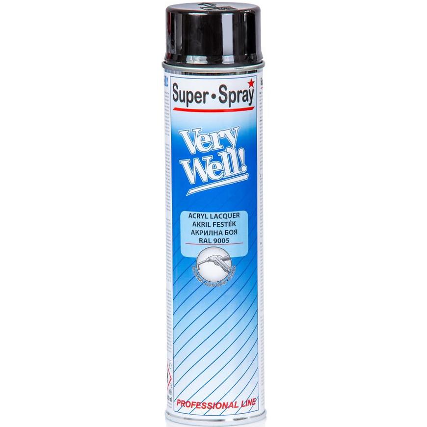 Sprej VeryWell RAL9005 lesk 600ml Motip