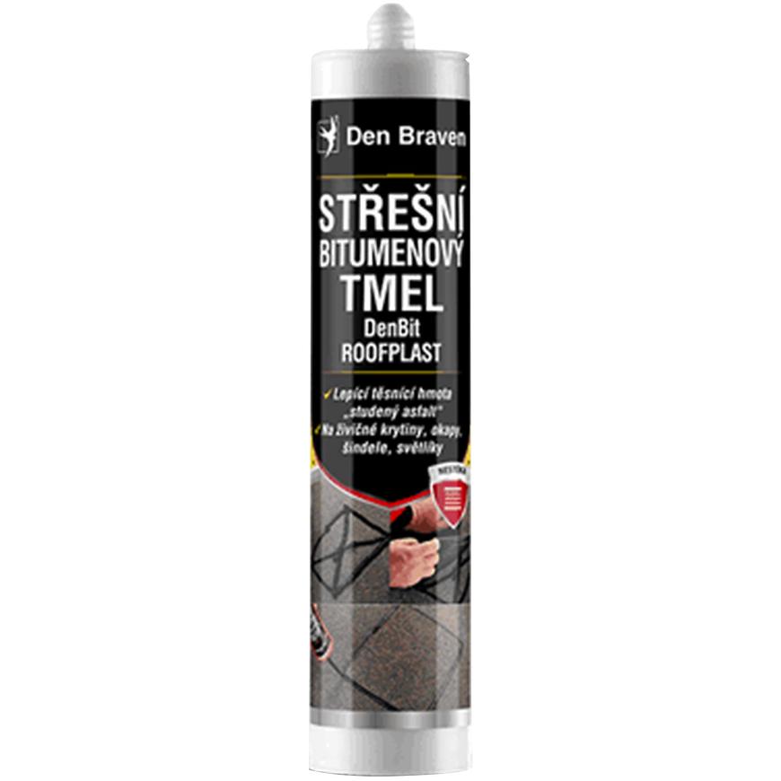 Střešní bitumenový tmel Den Braven DenBit Roofplast 310 ml Den Braven