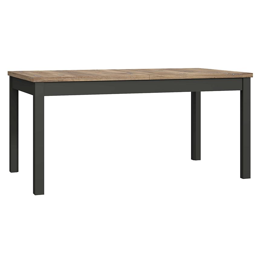 Stůl Gudrid dub flagstaff/černá Baumax