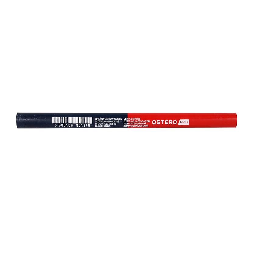 Tužka červeno modrá 180mm Baumax