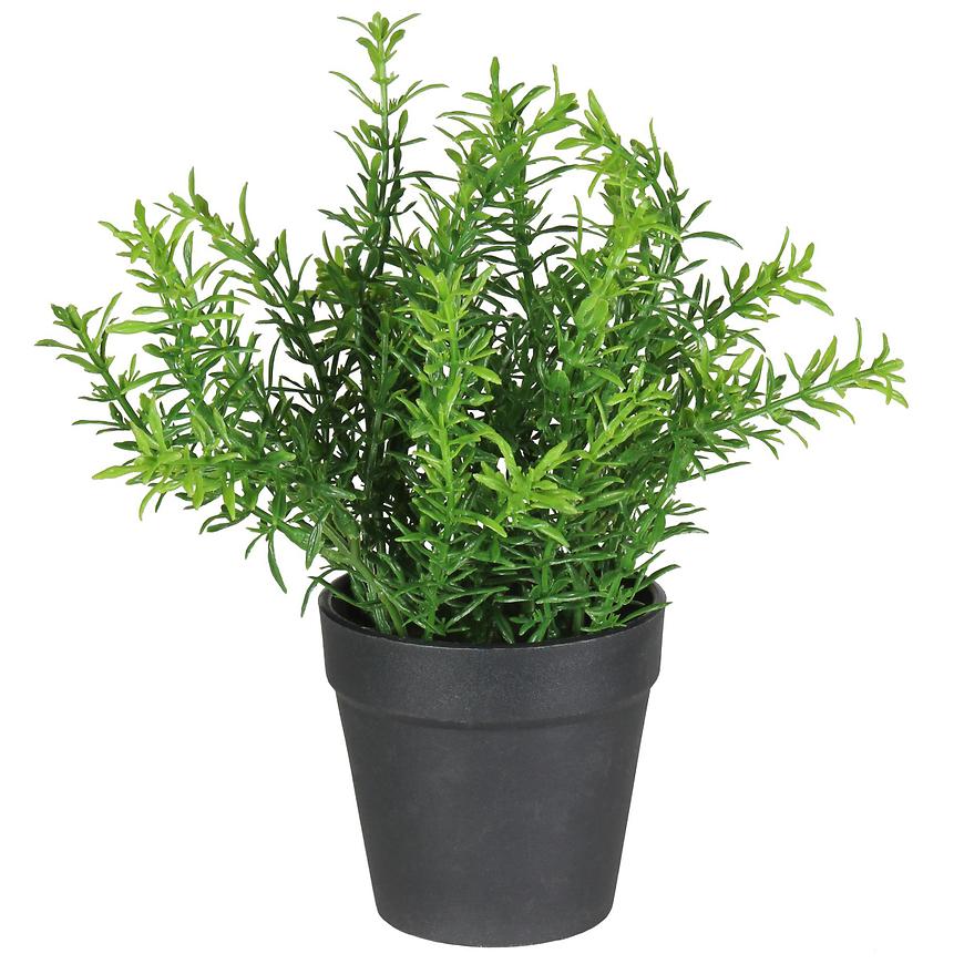 Umělá květina v květináči  herbs 3 22cm