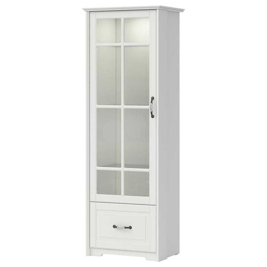Vitrína Evergreen EG-V11S polar pine/ivory Baumax