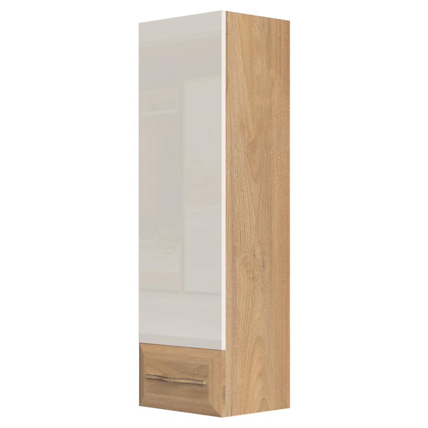 Vitrína Gala VK35-1K/GL pacific walnut/beige Baumax
