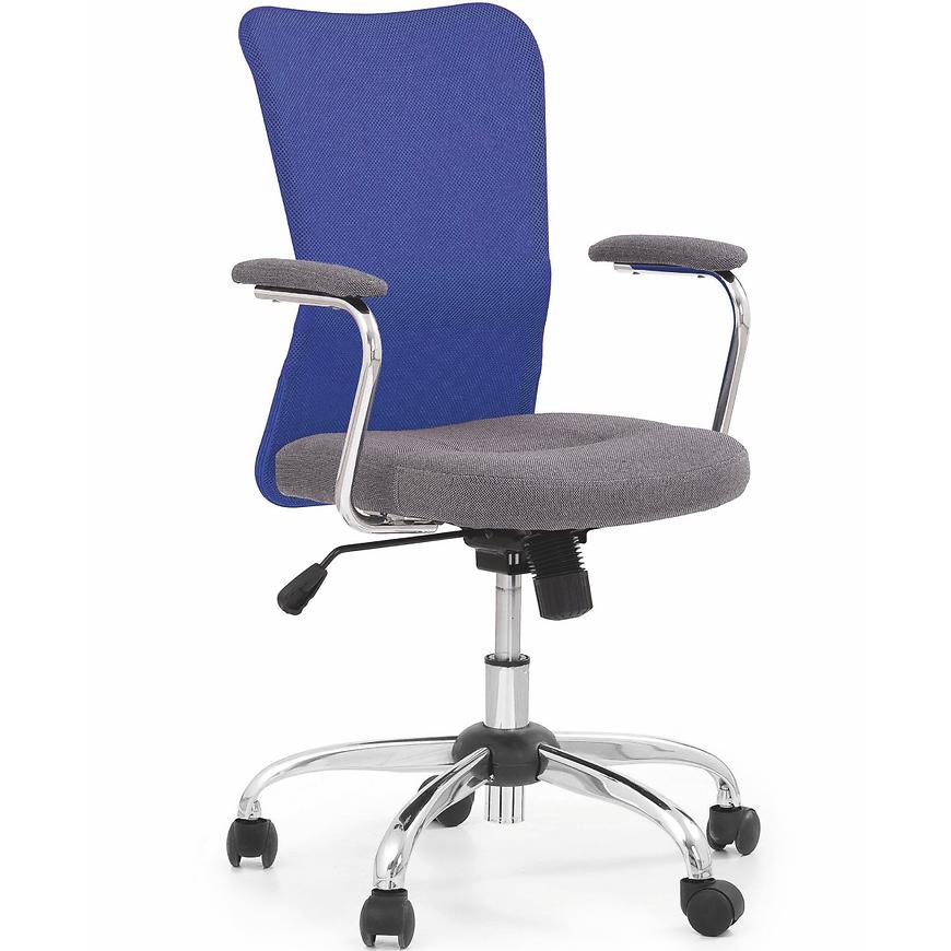 Kancelářská židle Andy šedá/modrá Baumax