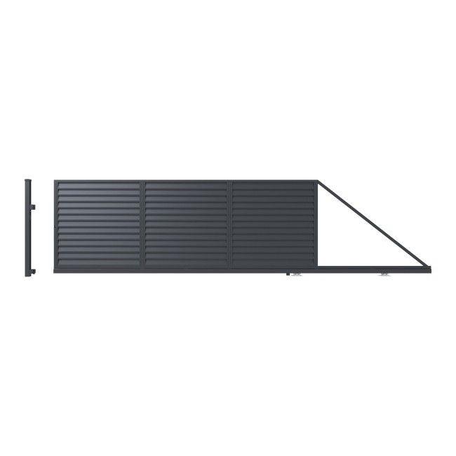 Posuvná brána IMPERIAL pravá 149X400 W5271 Baumax