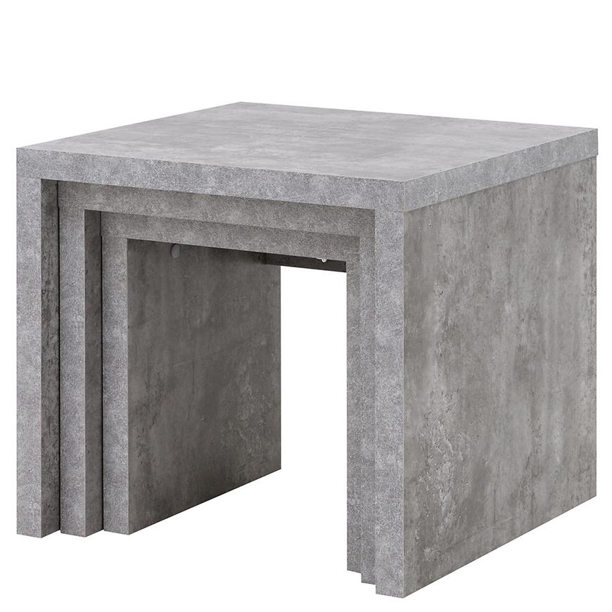 Konferenční stolek 3w1 Cube beton Baumax