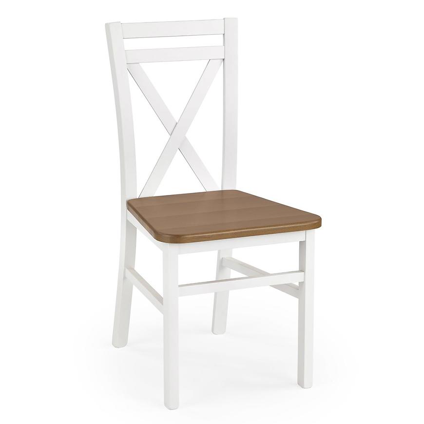 Židle Dariusz 2 dřevo/MDF bílá/olše 45x49x90 Baumax