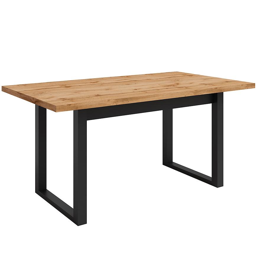 Stůl Max Dub Wotan / Černá  Mat 160x90 Baumax