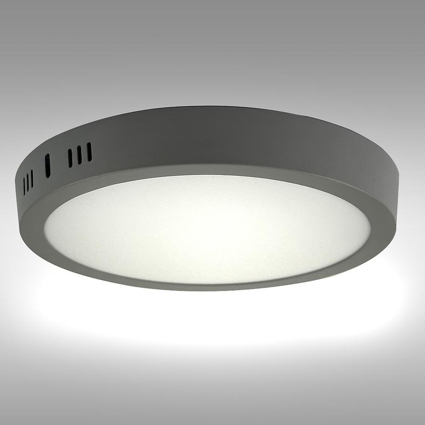 PANEL LED RING 18W 4200K KULATÝ SVĚTLE ŠEDÁ