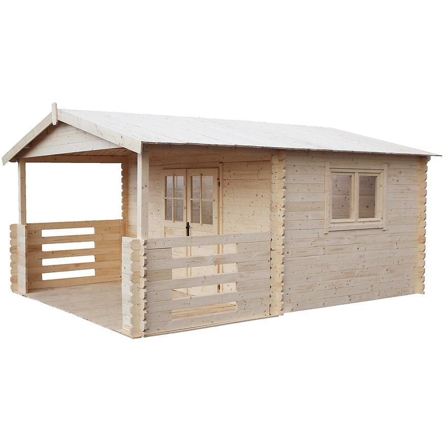 Domeček Heidi 4x4m + terasa 4x2m Baumax