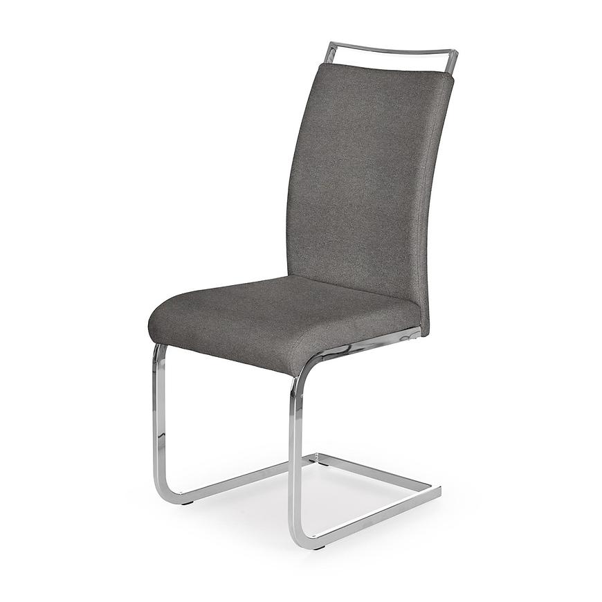 Židle K348 látka/kov šedá 42x59x99 Baumax