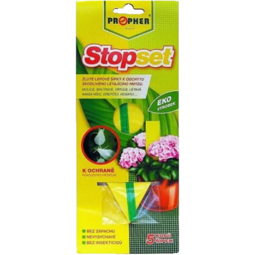 Stopset šipky žluté 14x5 cm 5 ks Baumax