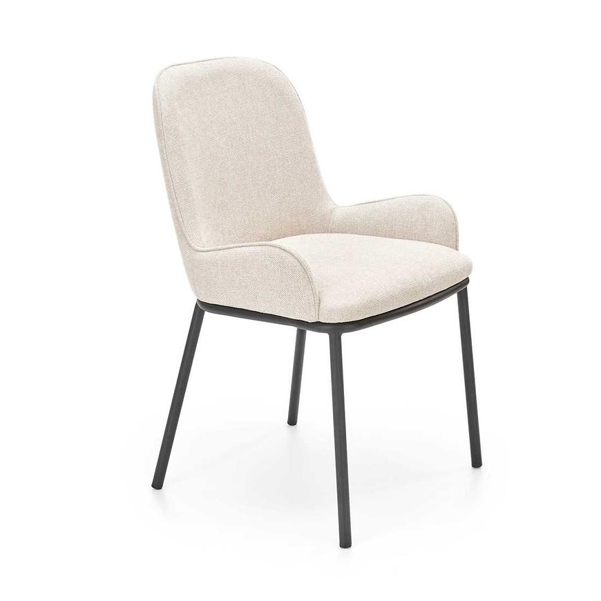 Židle K481 látka/kov béžová 54x60x83 Baumax