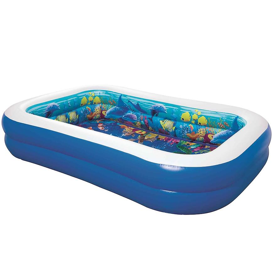 Bazén 3d podmořský svět 262cmx175cmx51cm  54177 Bestway