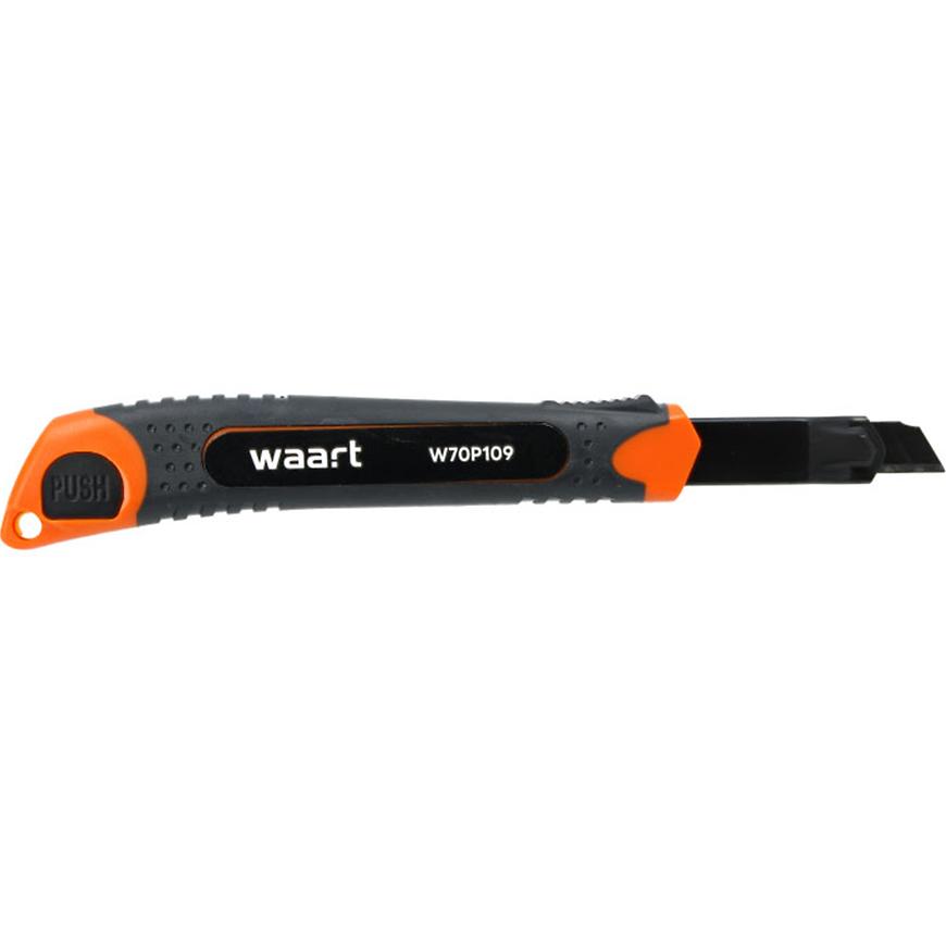 Nůž s 9 mm lámací čepelí černá čepel Waart WAART