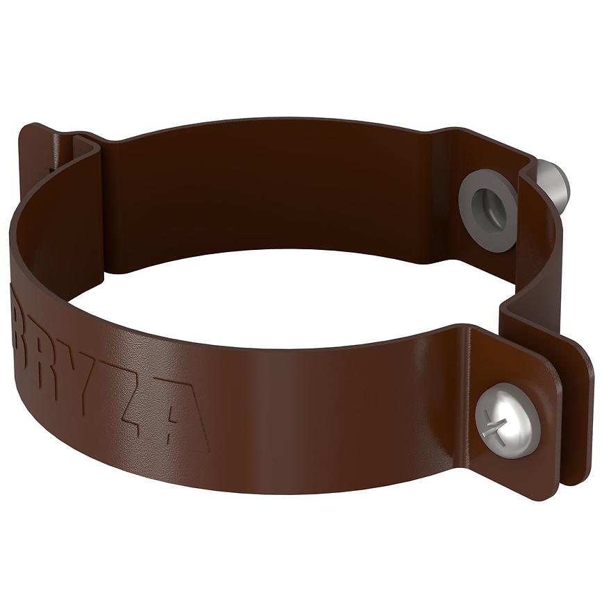 Objímka okapového svodu  64-152 ocel 90 mm Bryza hnědá RAL 8017 CELLFAST BRYZA