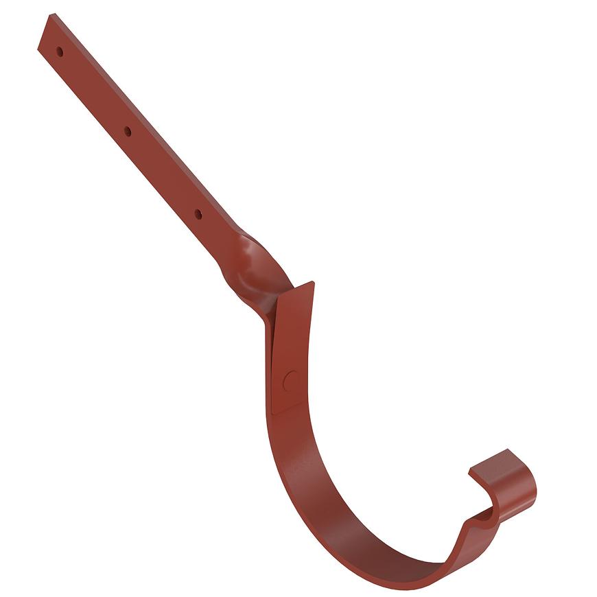 Okapový hák kroucený 64-196  stal 125 mm Bryza cihlová RAL 8004 CELLFAST BRYZA