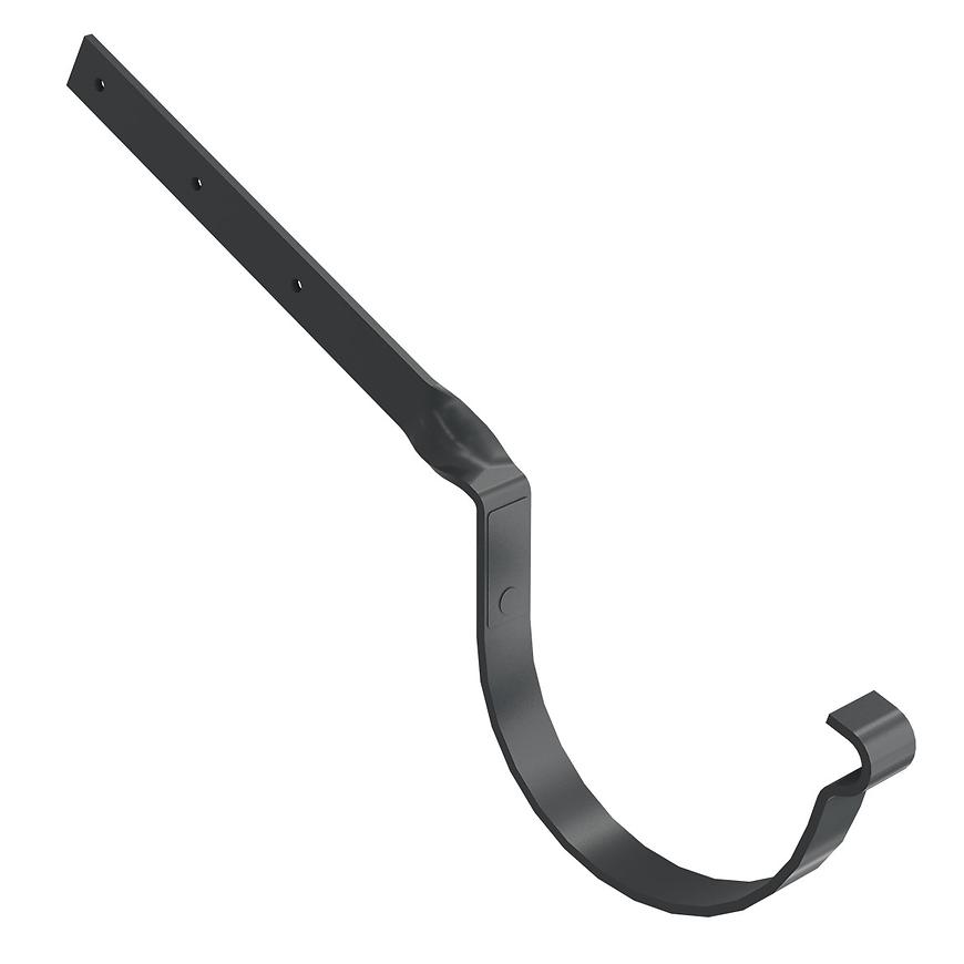 Okapový hák kroucený 64-494  stal 150 mm Bryza grafitová RAL 7021 CELLFAST BRYZA