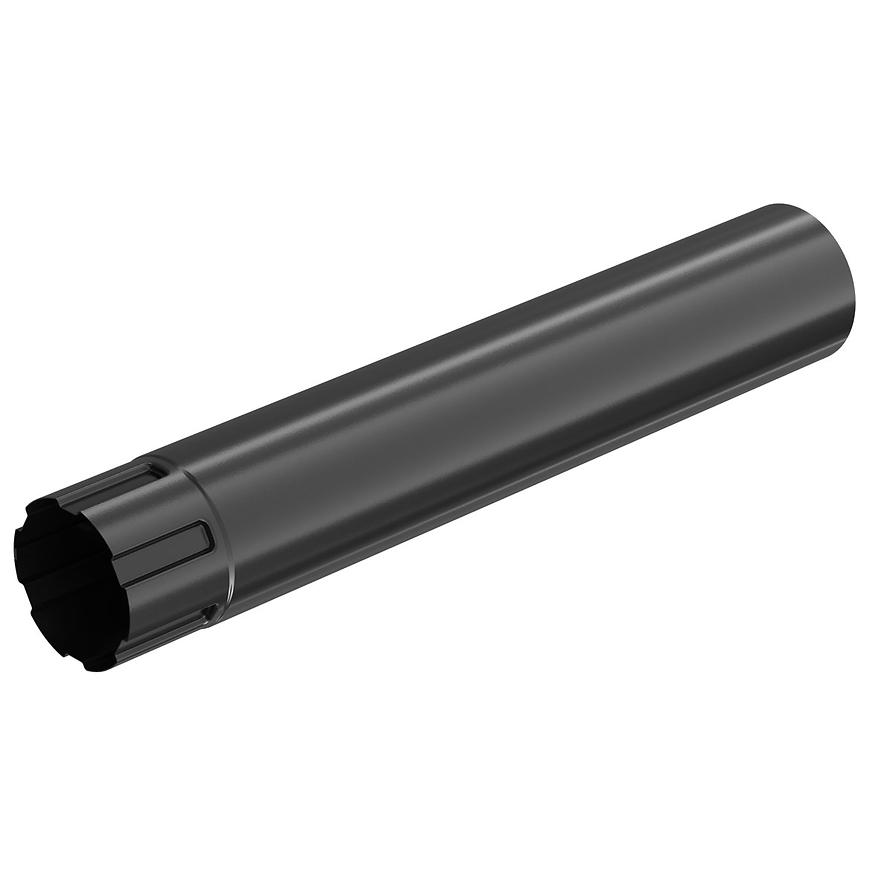 Okapový svod 64-109  ocel 90 mm 1 m Bryza černá RAL 9005 CELLFAST BRYZA