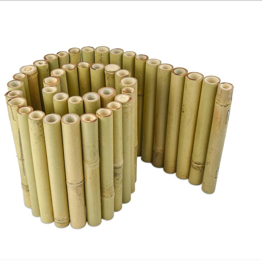 Rolovací ohrazení záhonů bambusové  30 cm x 1 m 16/20 mm Baumax