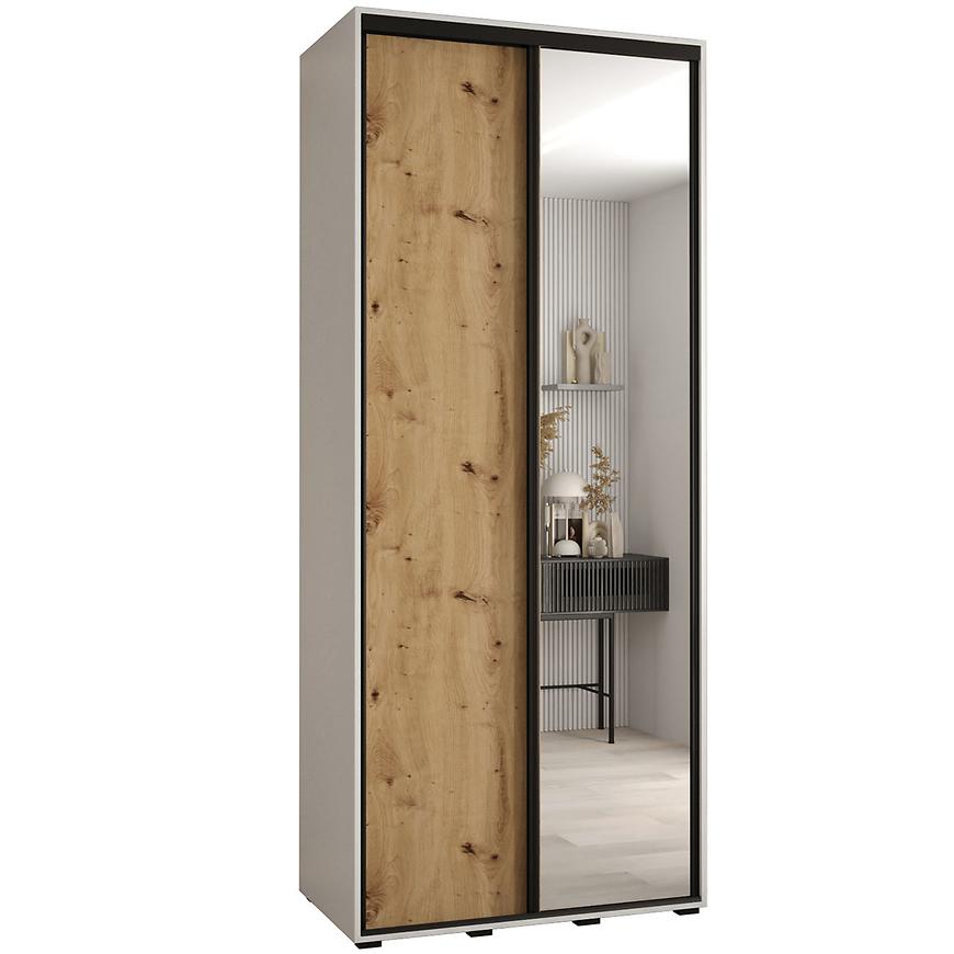 Skříň 45 Canaris 3 100 bílá/artisan/černá Baumax