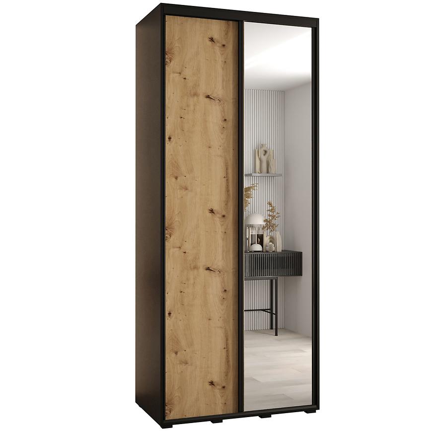 Skříň 45 Canaris 3 110 černá/artisan/černá Baumax