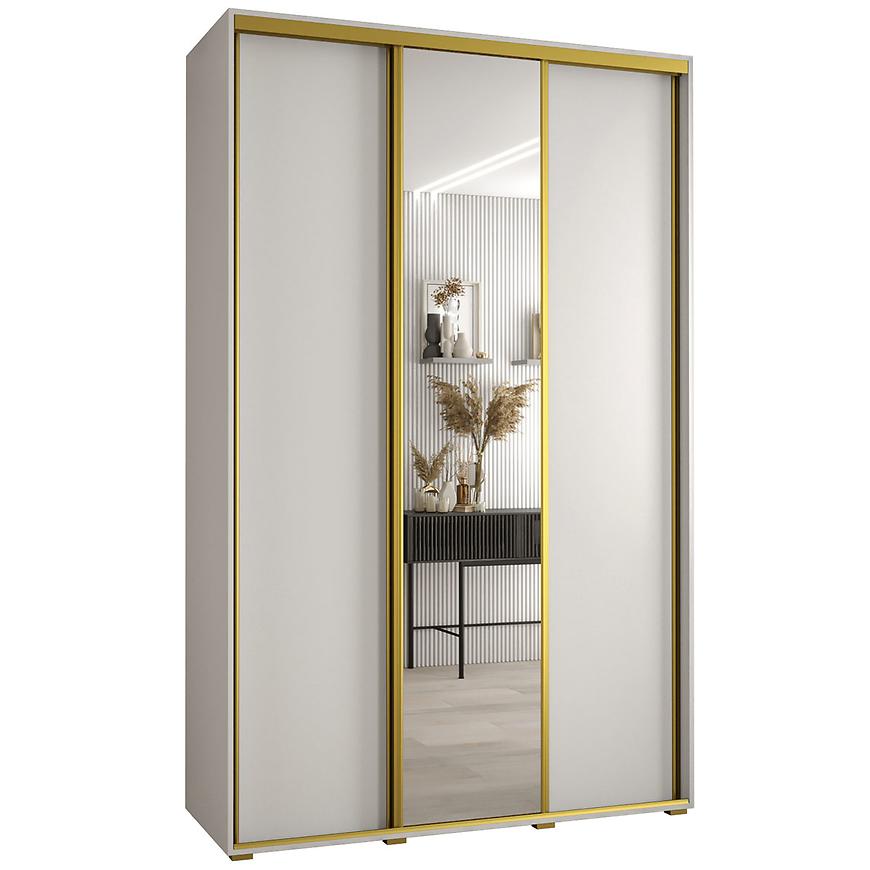 Skříň 45 Canaris 3 180 bílá/gold Baumax