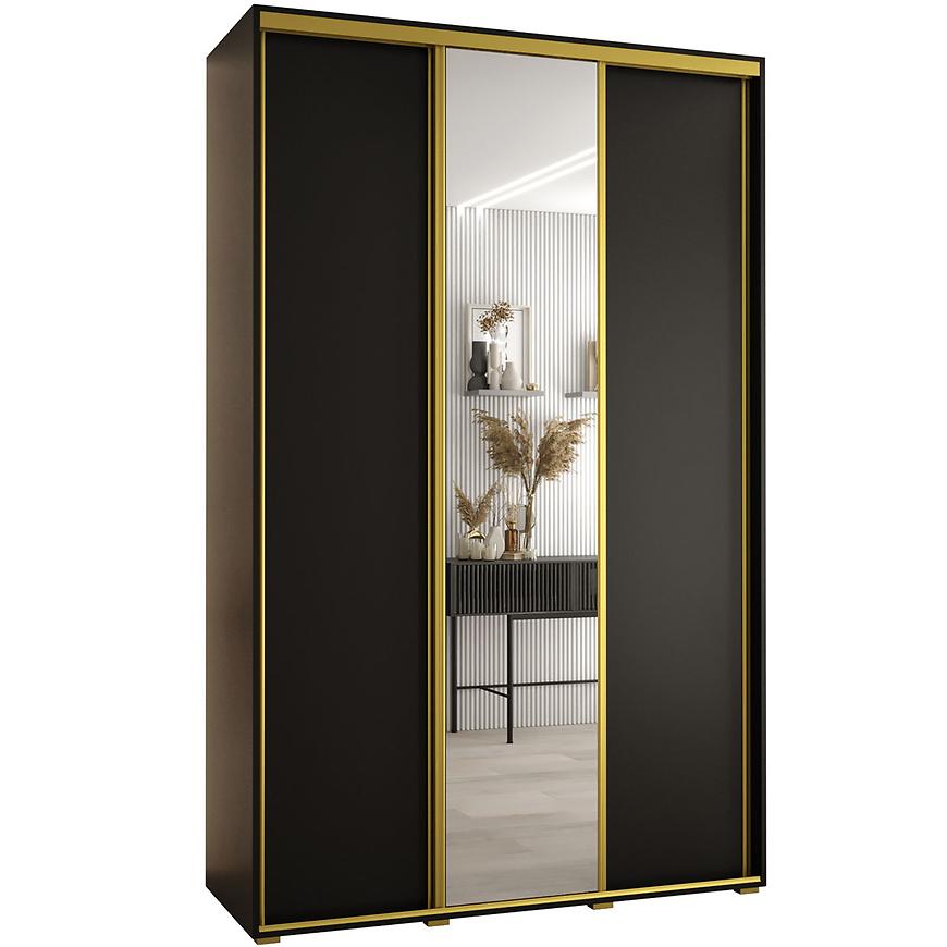 Skříň 45 Canaris 3 180 černá/gold Baumax