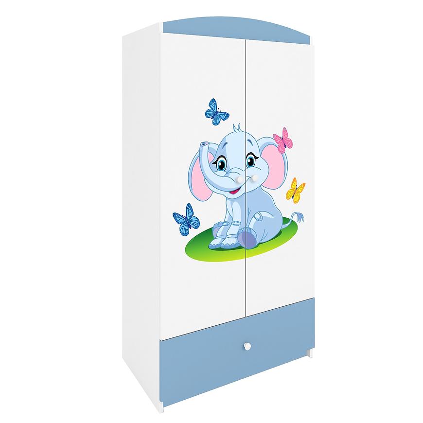 Skříň Babydreams modrá - Slon Baumax