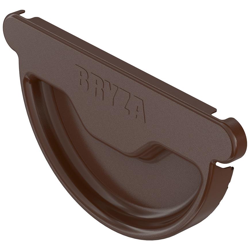 Univerzální čelo pro okapový žlab 64-082 ocel  125 mm Bryza brąz RAL 8017 CELLFAST BRYZA