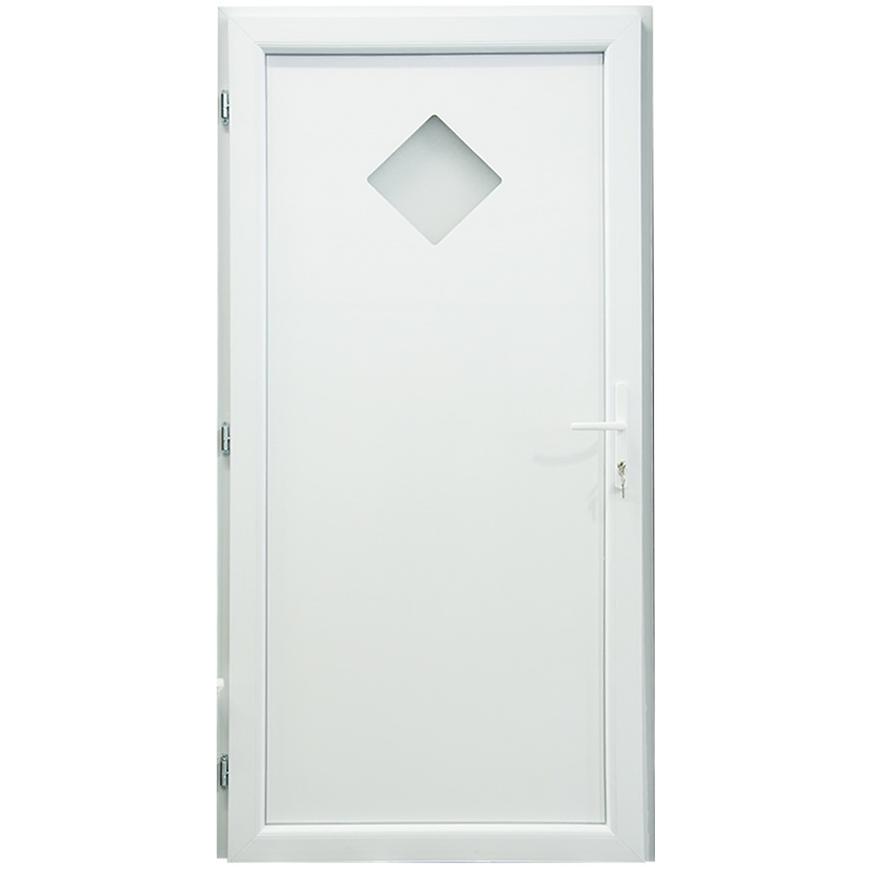 Vchodové dveře Madeleine Eco D19 90L 98x198x6 bílý Baumax