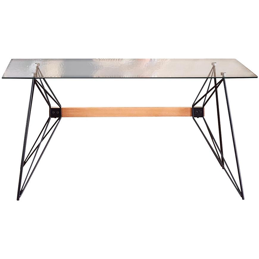Stùl Allegro 160x80 Průhledný/Černá Baumax