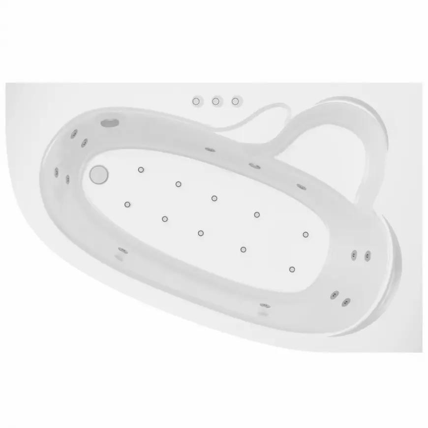 Hydromasážní vana Madura 170/110 P 12DW+10DP ovládání pneumatické Aqua Mercado