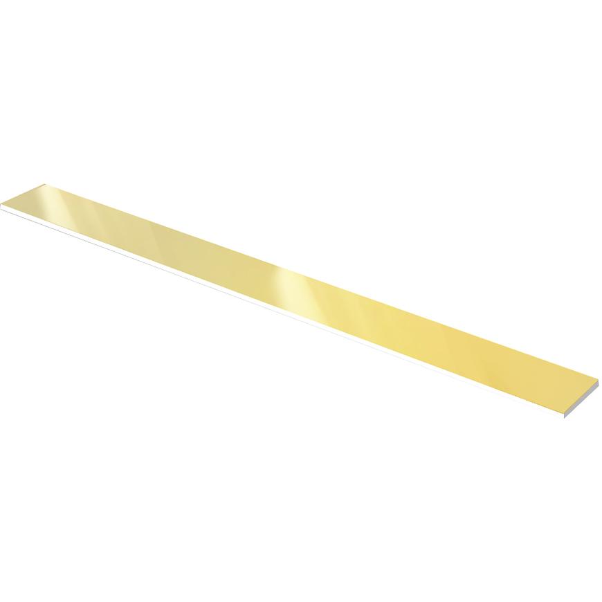 Lišta kovová Inox Gold Super Mirror 2
