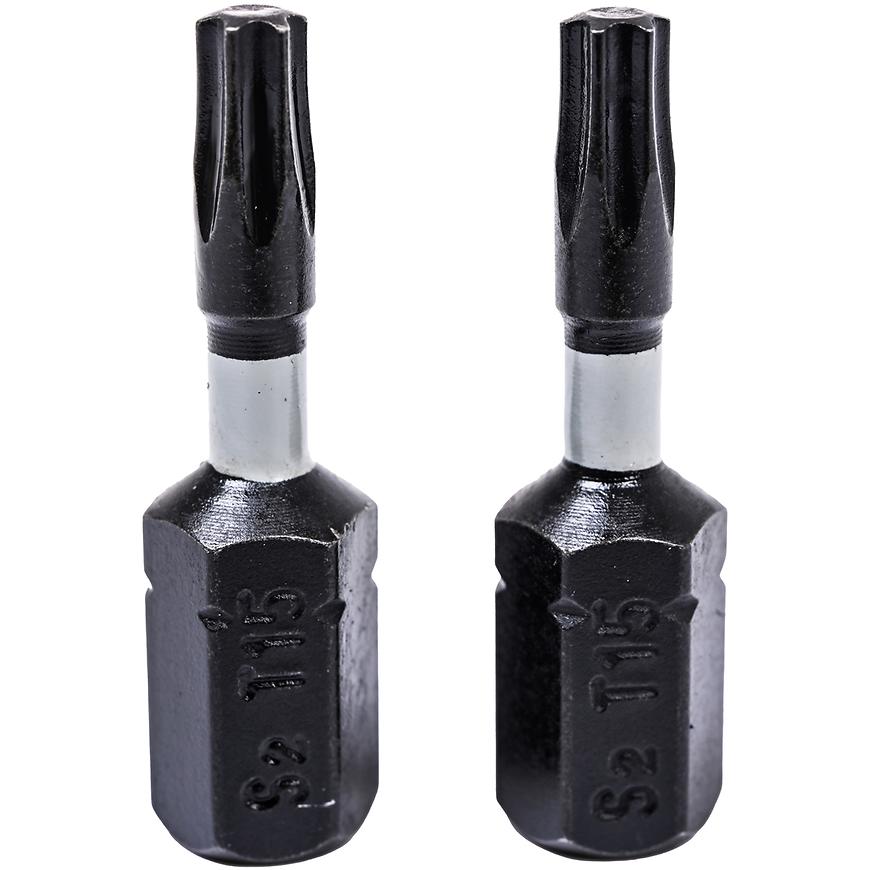 Rázové šroubovací bity Torx T15 x 25 mm 2 ks WAART