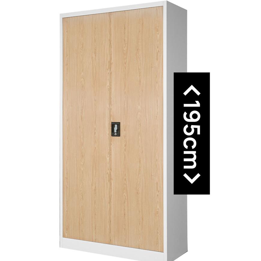 Skříň Jan H kov bílá/sonoma Baumax